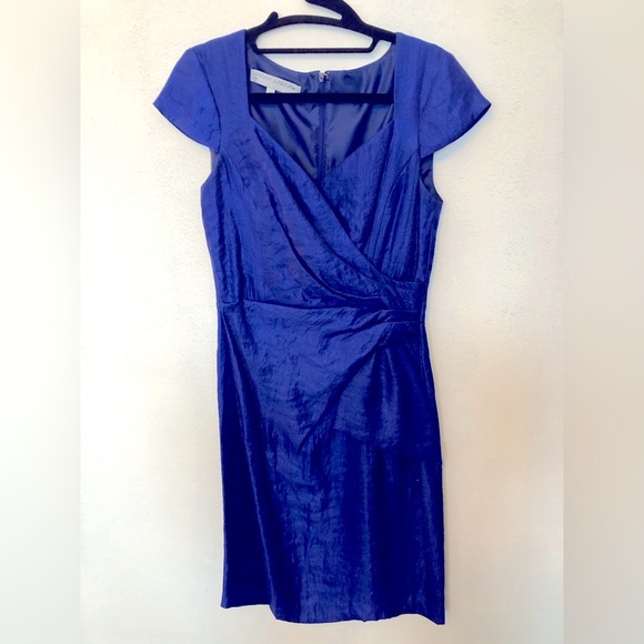Gorgeous sapphire blue dress. Size 4. Hardly worn. - Picture 2 of 9